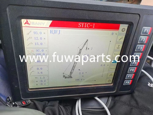SANY crane safe load display indicator